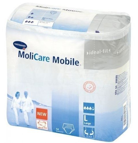 Φωτογραφία προϊόντος: HARTMANN MoliCare Premium Mobile Έσωρουχο Ακράτειας Ημέρας Large 100-150cm(915833) 14τμχ