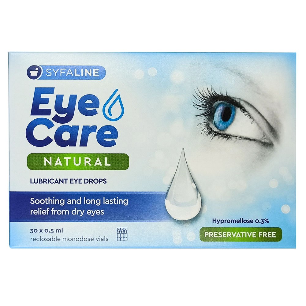 Φωτογραφία προϊόντος: SYFALINE Eye Care Natural Monodose, Σταγόνες Για Ξηροφθαλμία, 30 x 0,5ml