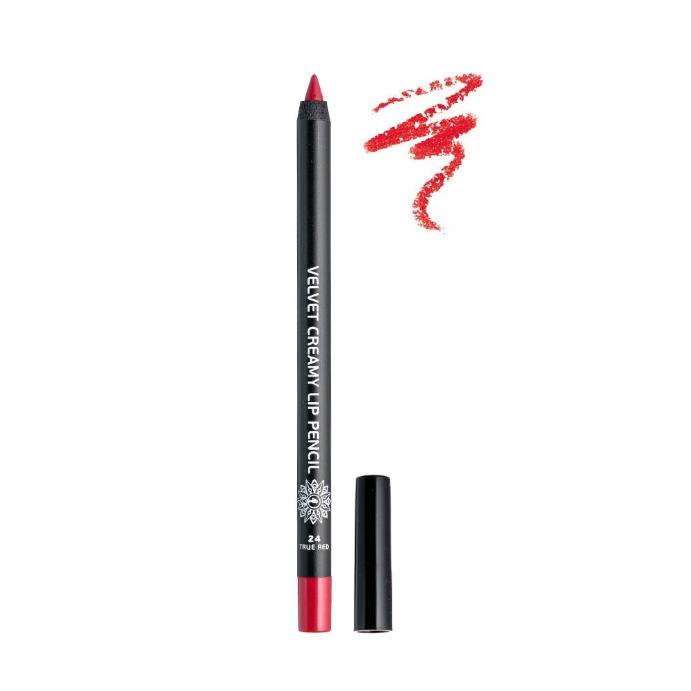 Φωτογραφία προϊόντος: GARDEN OF PANTHENOLS Velvet Creamy Lip Pencil 24 True Red Μολύβι Χειλιών, 1 τεμάχιο