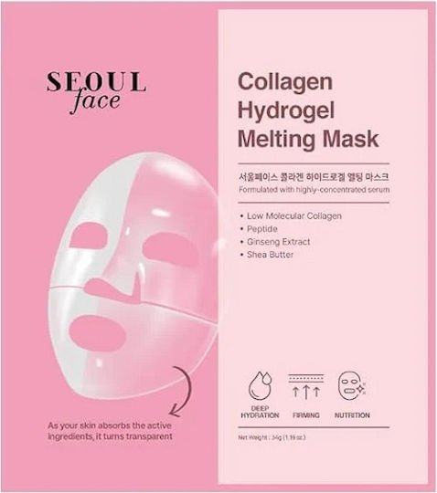 Φωτογραφία προϊόντος: DERMAL Seoul Face Collagen Hydrogel Melting Mask 34gr