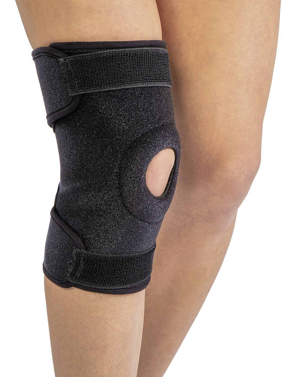 Φωτογραφία προϊόντος: ANATOMIC HELP Ελαστική Μαύρη Επιγονατίδα Απλή Με Τρύπα (0555) One Size