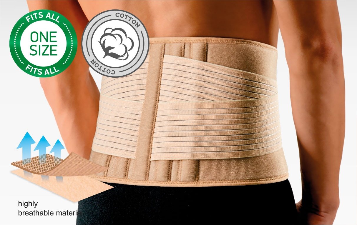 Φωτογραφία προϊόντος: ANATOMIC LINE 9044 Ζώνη Οσφύος Gold Πολλαπλών Παθήσεων One Size