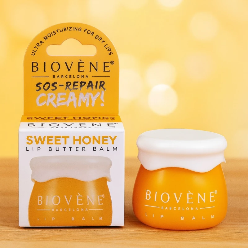 Φωτογραφία προϊόντος: BIOVENE Honey &amp; Ceramide Lip Butter Balm SOS - Repair Creamy - 8gr