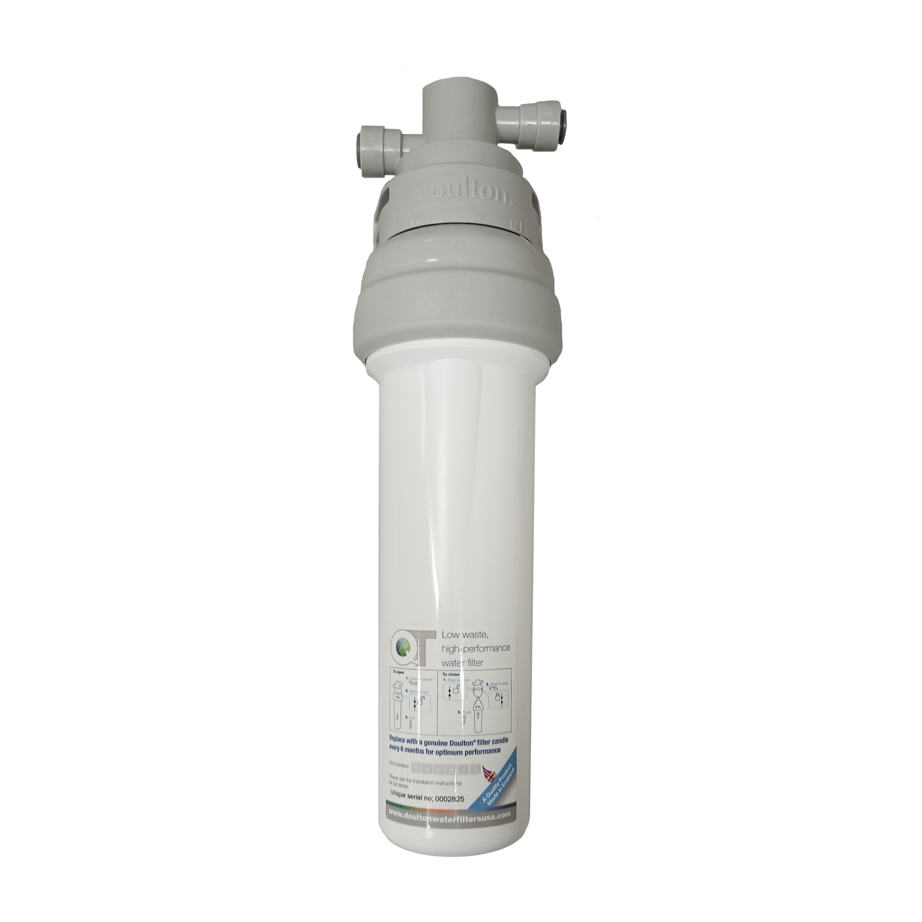 Φωτογραφία προϊόντος: Doulton QT + Biotech Ultra SI Μονή Συσκευή Φίλτρου Νερού Κάτω Πάγκου 3/8" - OEM