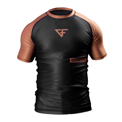 Φωτογραφία προϊόντος: Ground Force Rashguard Καφέ Κοντομάνικο