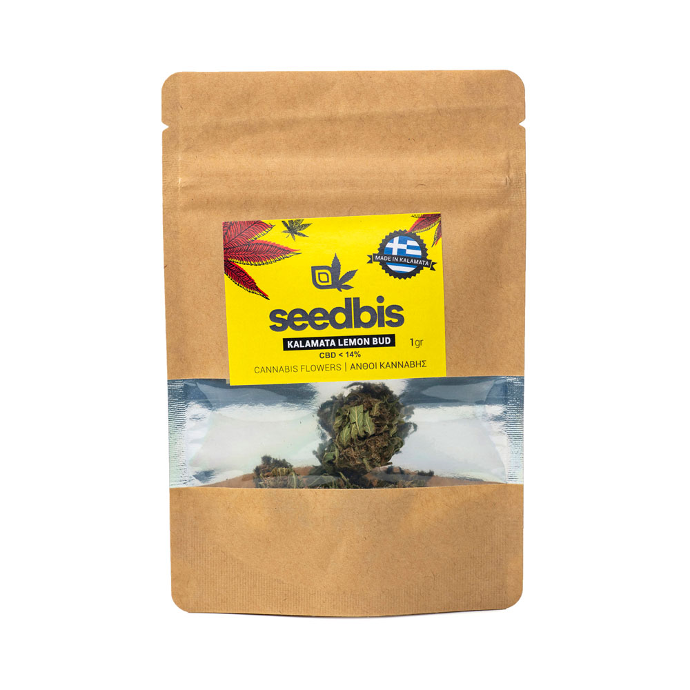 Φωτογραφία προϊόντος: ΑΝΘΗ ΚΑΝΝΑΒΗΣ KALAMATA LEMON BUD +>14% CBD (1γρ, 2γρ, 4γρ) – Seedbis