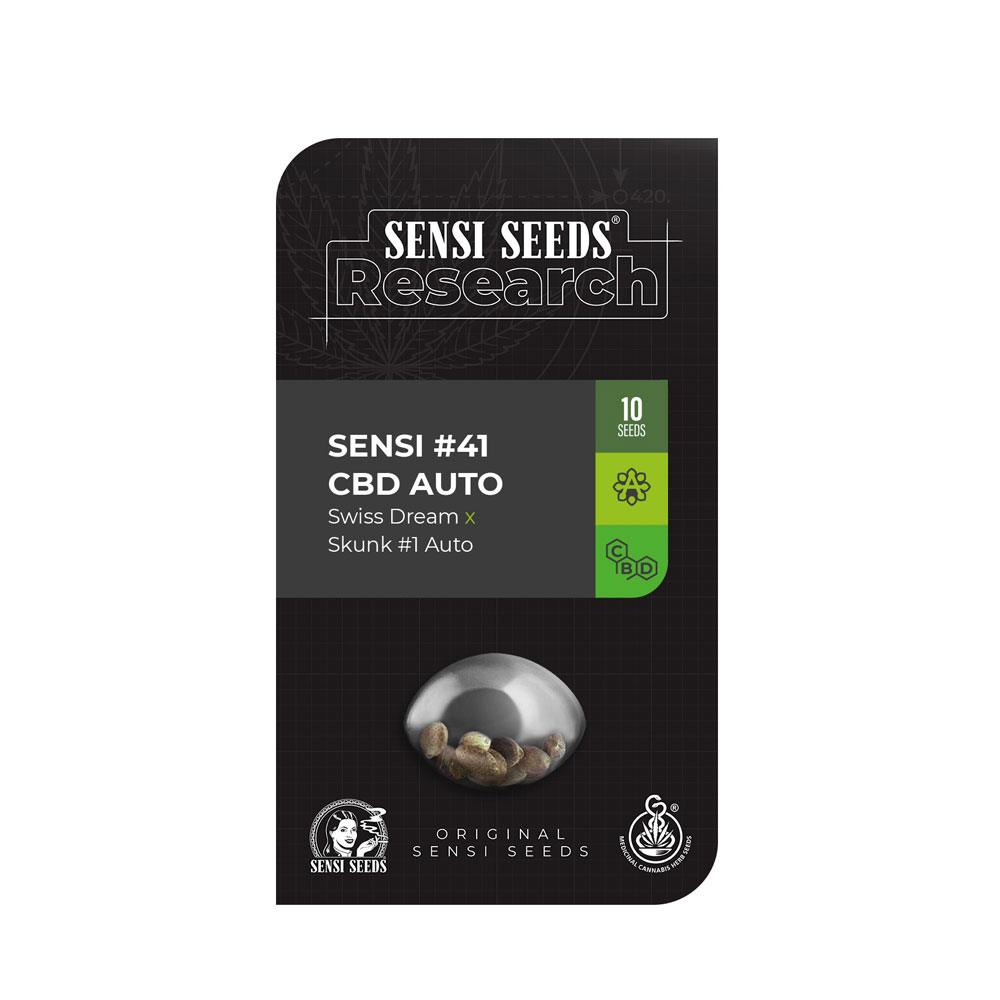 Φωτογραφία προϊόντος: Sensi Seeds - CBD #41 Auto (Swiss Dream x Skunk #1) 3 Seeds