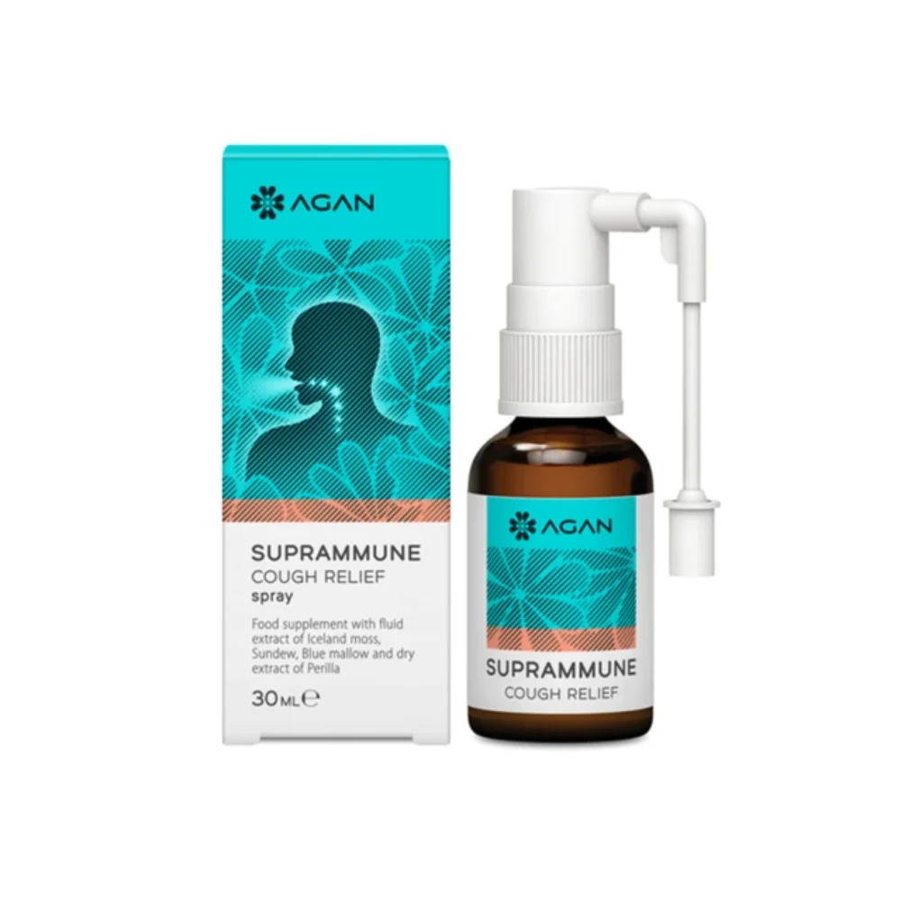 Φωτογραφία προϊόντος: Agan Suprammune Spray Ανακούφισης για Βήχα 30ml