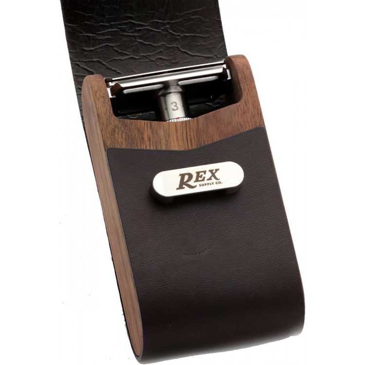Φωτογραφία προϊόντος: Rex Supply Co. Black Walnut Safety Razor Travel Case – Art.No102