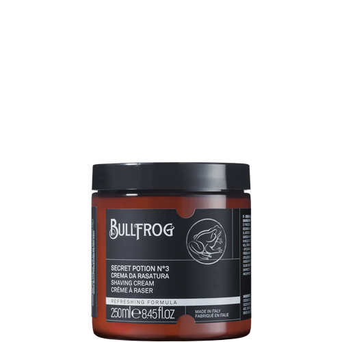 Φωτογραφία προϊόντος: Bullfrog Shaving Cream Secret Potion No3 Nomad Edition 250ml (κρέμα ξυρίσματος βάζο)
