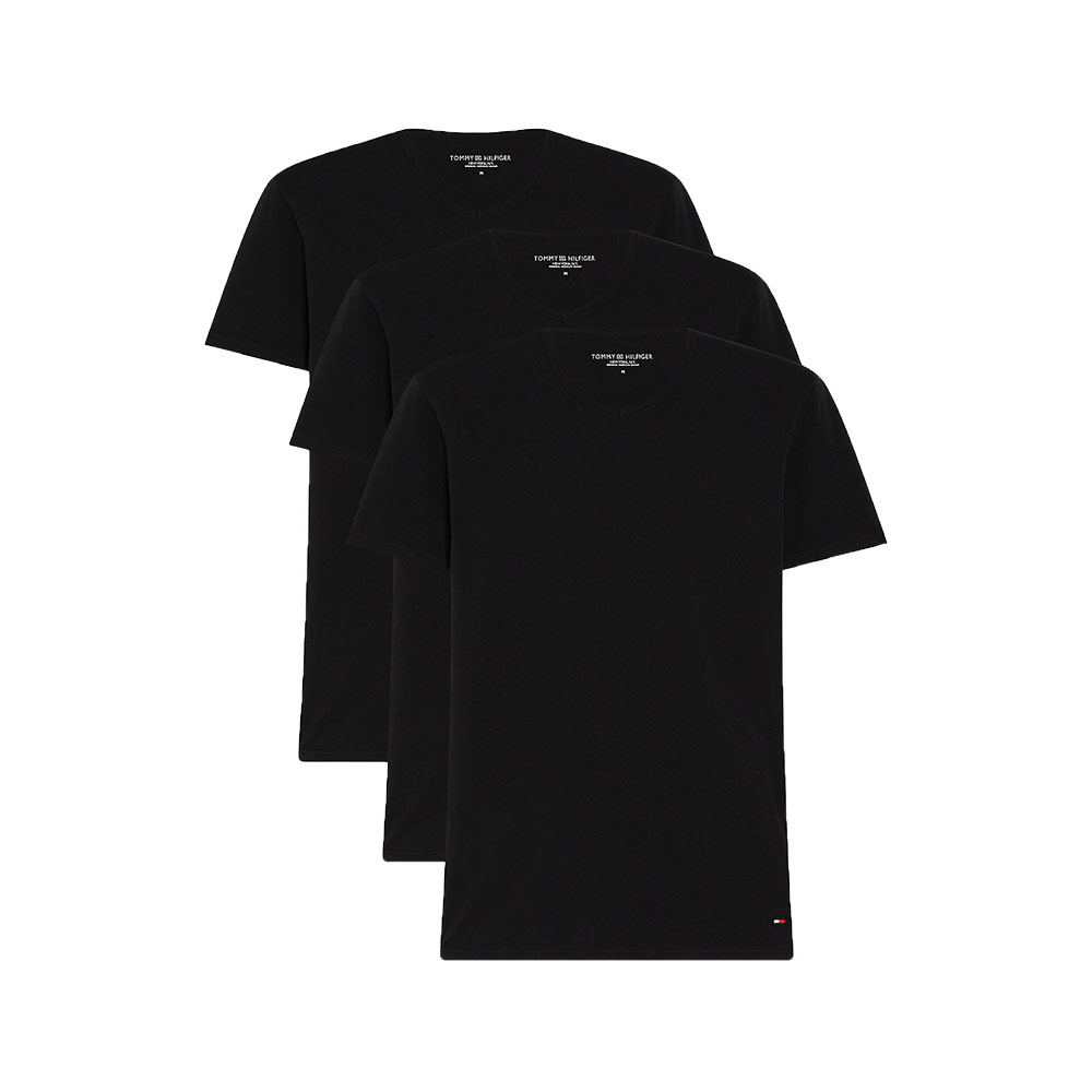Φωτογραφία προϊόντος: Ανδρική Φανέλα με V Premium Essentials 3pack Tommy Hilfiger 2S87903767-990 Μαύρο