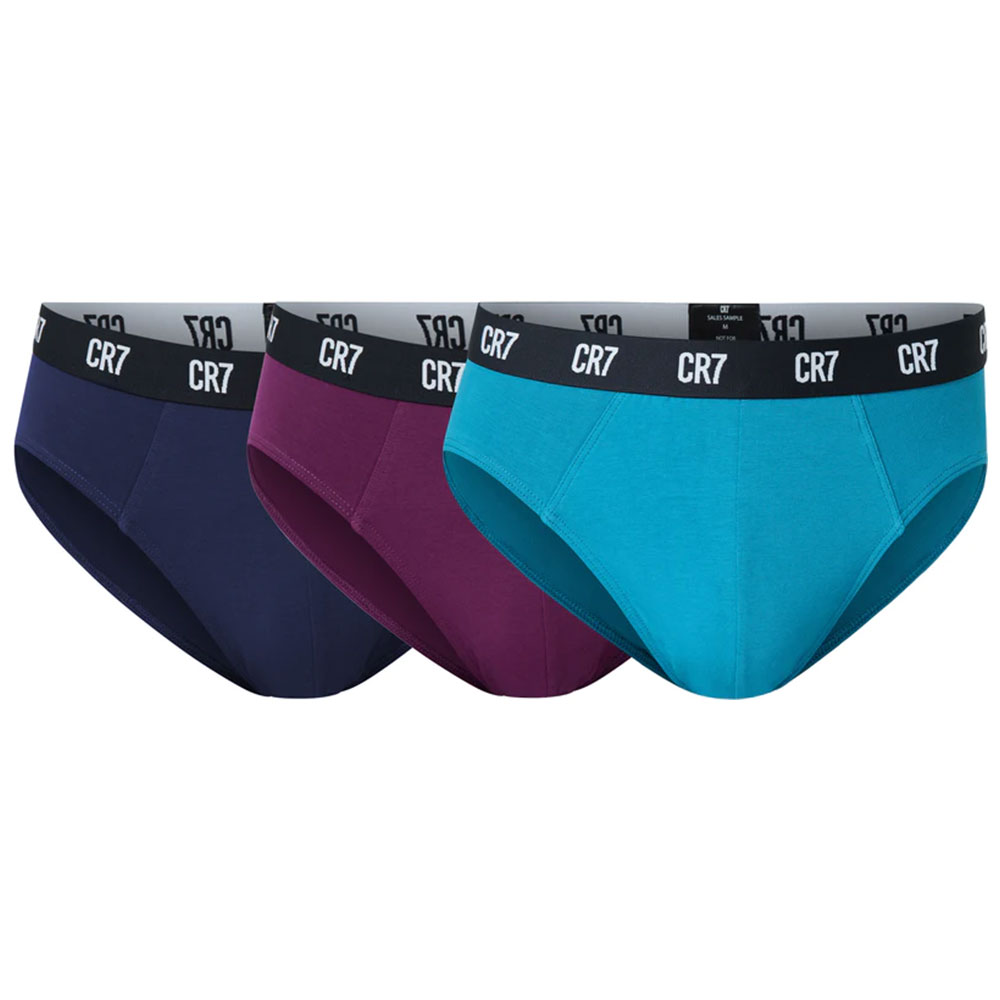 Φωτογραφία προϊόντος: Ανδρικό Slip Organic Cotton 3pack CR7 8100-66-422 (Μπλε Σκούρο Γαλάζιο/Μωβ)