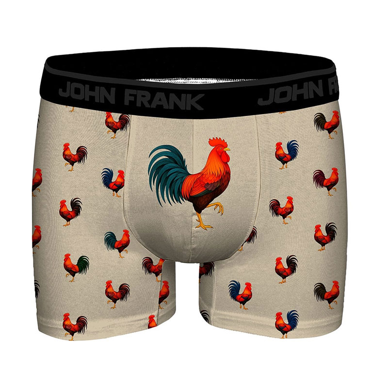 Φωτογραφία προϊόντος: Ανδρικό Boxer John Frank JFBDFR387-ROOSTER Πολύχρωμο