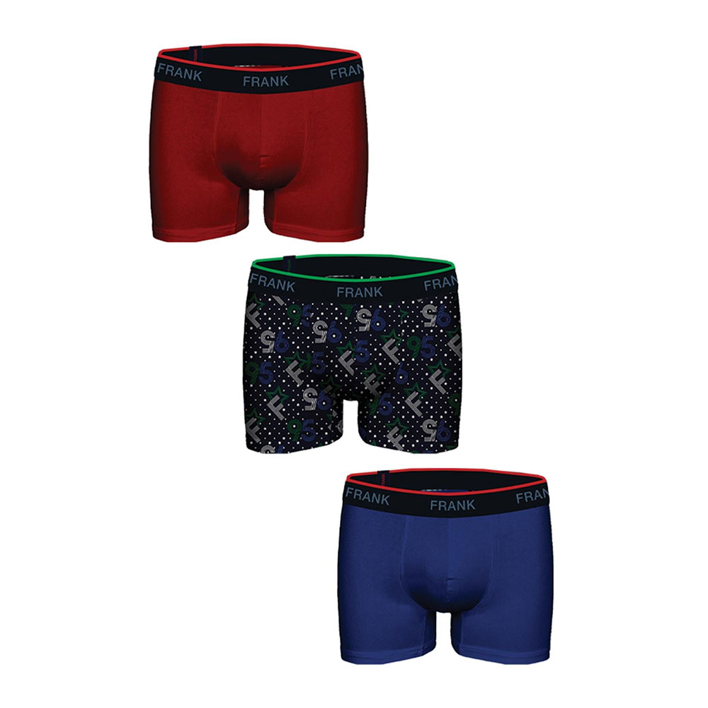Φωτογραφία προϊόντος: Ανδρικό Boxer John Frank 3pack JF3BRS01 Πολύχρωμο