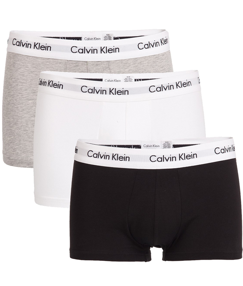 Φωτογραφία προϊόντος: Ανδρικό Boxer Cotton Stretch 3pack Calvin Klein U2664G-998 (Λευκό/Μαύρο/Γκρι)