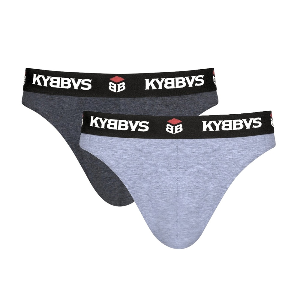 Φωτογραφία προϊόντος: Ανδρικό slip Kybbus KB901_12-16 2 pack γκρι σκούρο - γκρι ανοιχτό