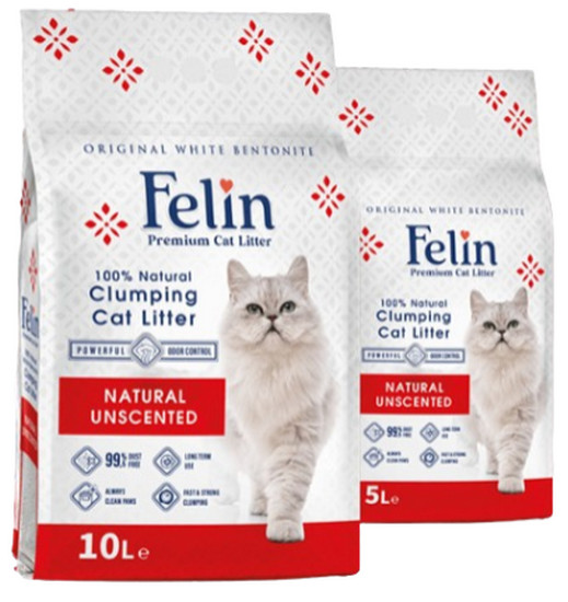 Φωτογραφία προϊόντος: Felin Fresh & Clean άμμος υγιεινής φυσική χωρίς άρωμα & 10L Felin (8681900005030)