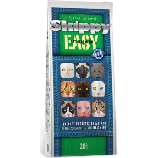 Φωτογραφία προϊόντος: Γατοτροφή Skippy Easy Cat Meat Menu 20kg