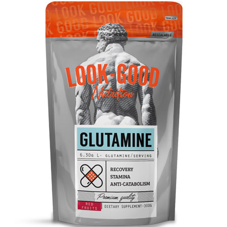 Φωτογραφία προϊόντος: Glutamine LookGoodNaked 300 gr Red Fruits Gold Touch