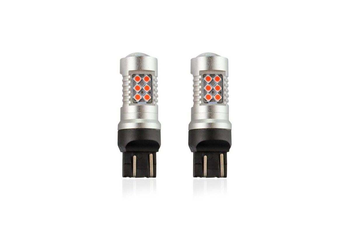 Φωτογραφία προϊόντος: AMIO WR21/5W T20 12/24V 6,2W 5.600K LED 24xSMD3030 CAN-BUS ΚΟΚΚΙΝΟ 18x56mm 2ΤΕΜ. 02581/AM