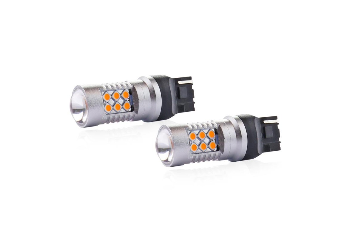 Φωτογραφία προϊόντος: AMIO WΥ21W T20 12/24V 6,2W 800lm LED 24xSMD3030 CAN-BUS ΚΙΤΡΙΝΟ 18x56mm 2ΤΕΜ. 02393/AM