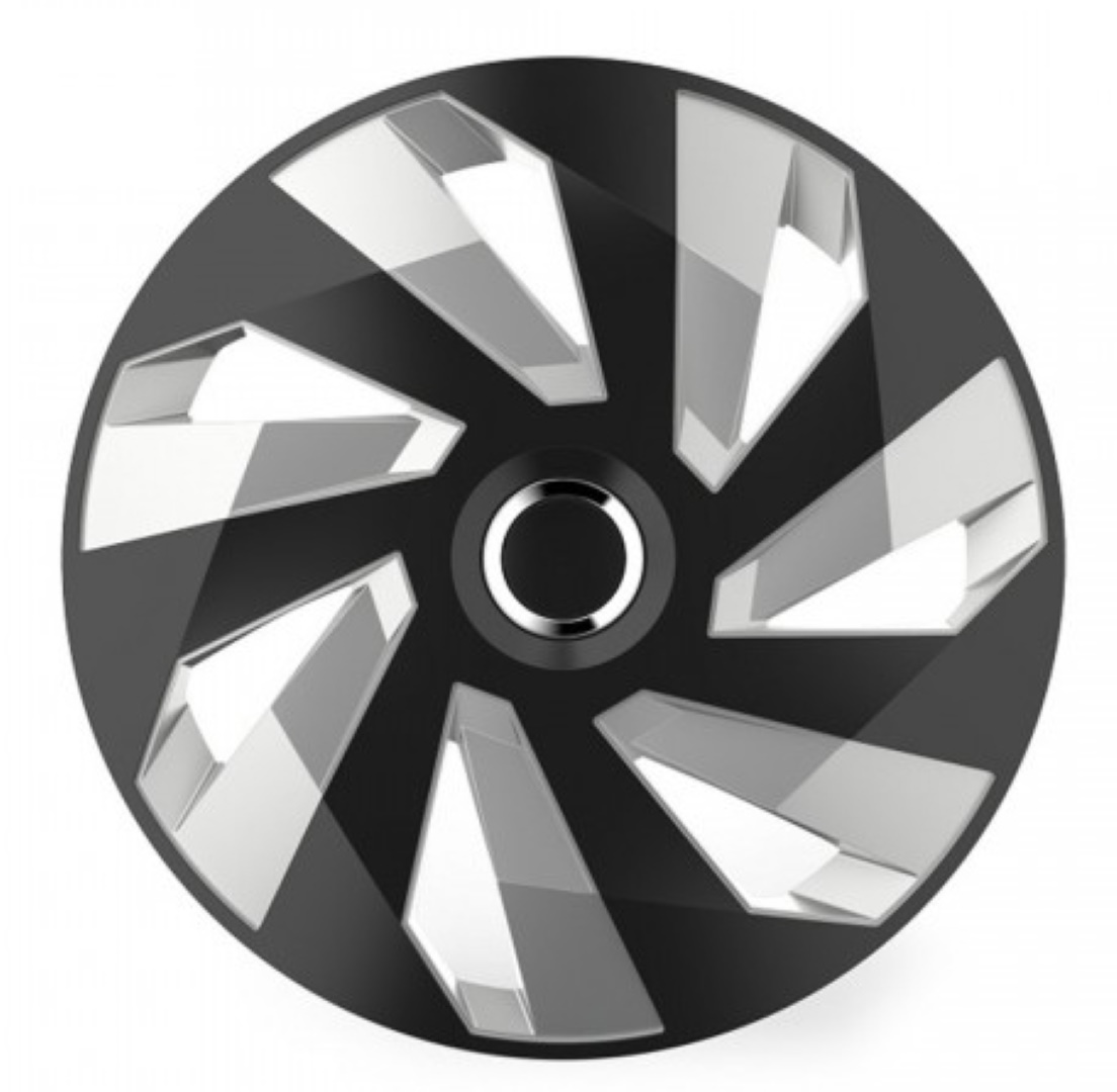 Φωτογραφία προϊόντος: AMIO ΤΑΣΙ 15" HUBCAP VECTOR RC SILVER BLACK AMIO- ΣΕΤ 4 ΤΕΜ. ΣΕ ΚΟΥΤΙ 5230/AM