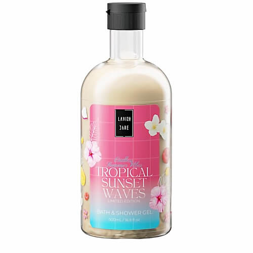 Φωτογραφία προϊόντος: LAVISH CARE Endless Summer Vibes Tropical Sunset Waves Bath & Shower Gel Αφρόλουτρο Σώματος 500ml