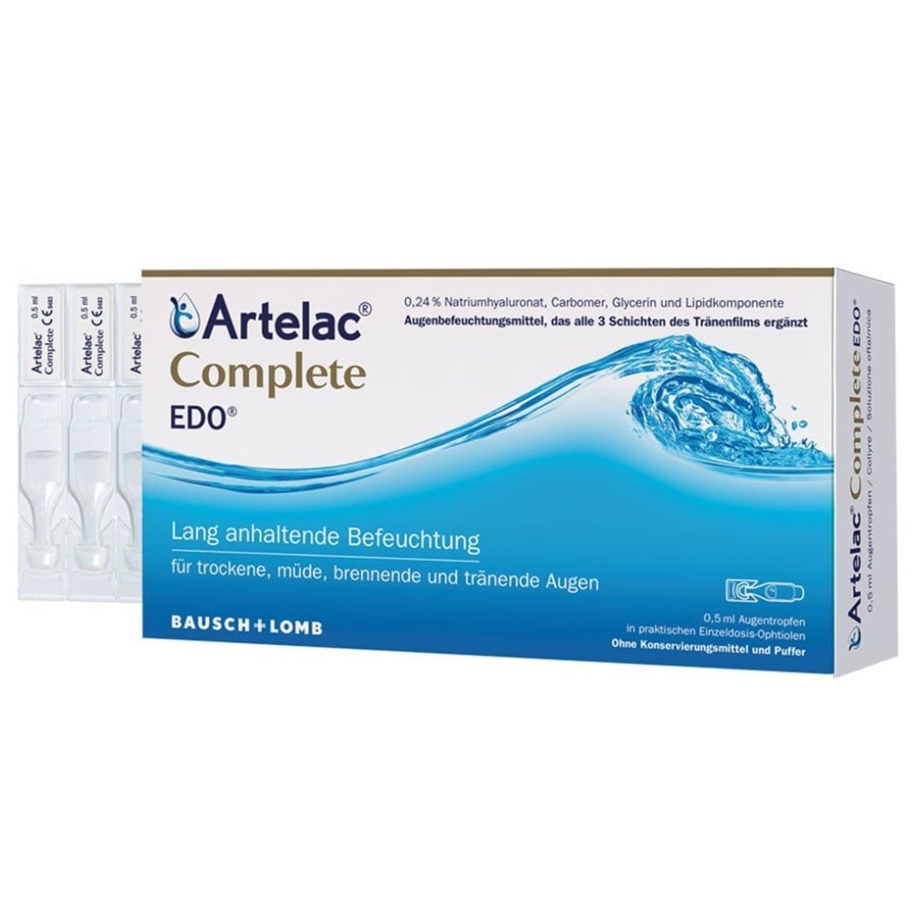 Φωτογραφία προϊόντος: Bausch + Lomb Artelac Complete Λιπαντικό Οφθαλμικό Διάλυμα 30 x 0.5ml