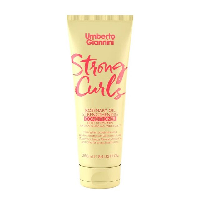 Φωτογραφία προϊόντος: Umberto Giannini Strong Curls Μαλακτική Κρέμα με Έλαιο Δεντρολίβανου 250ml