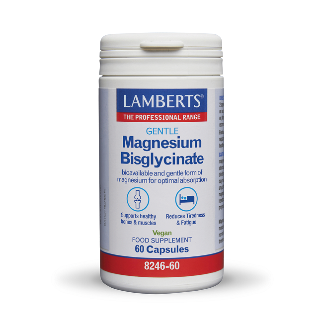 Φωτογραφία προϊόντος: Lamberts Gentle Magnesium Bisglycinate – 60 Κάψουλες