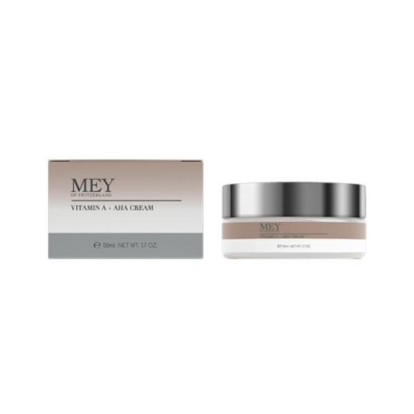 Φωτογραφία προϊόντος: Mey Vitamin A + AHA Creme Αντιγηραντική Κρέμα Προσώπου 24ωρης Διάρκειας 50ml