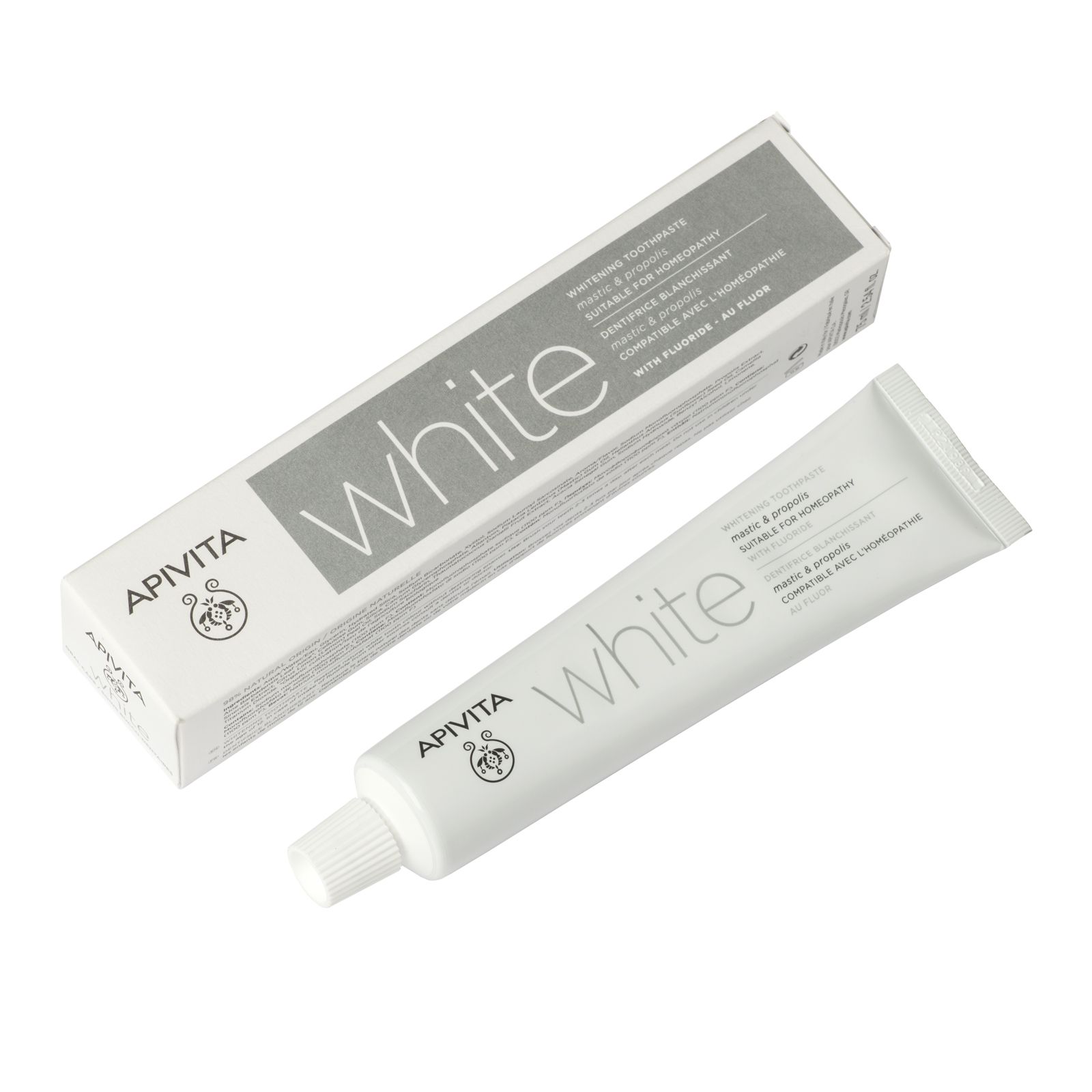 Φωτογραφία προϊόντος: Apivita White Λευκαντική Οδοντόκρεμα με μαστίχα & πρόπολη 75ml