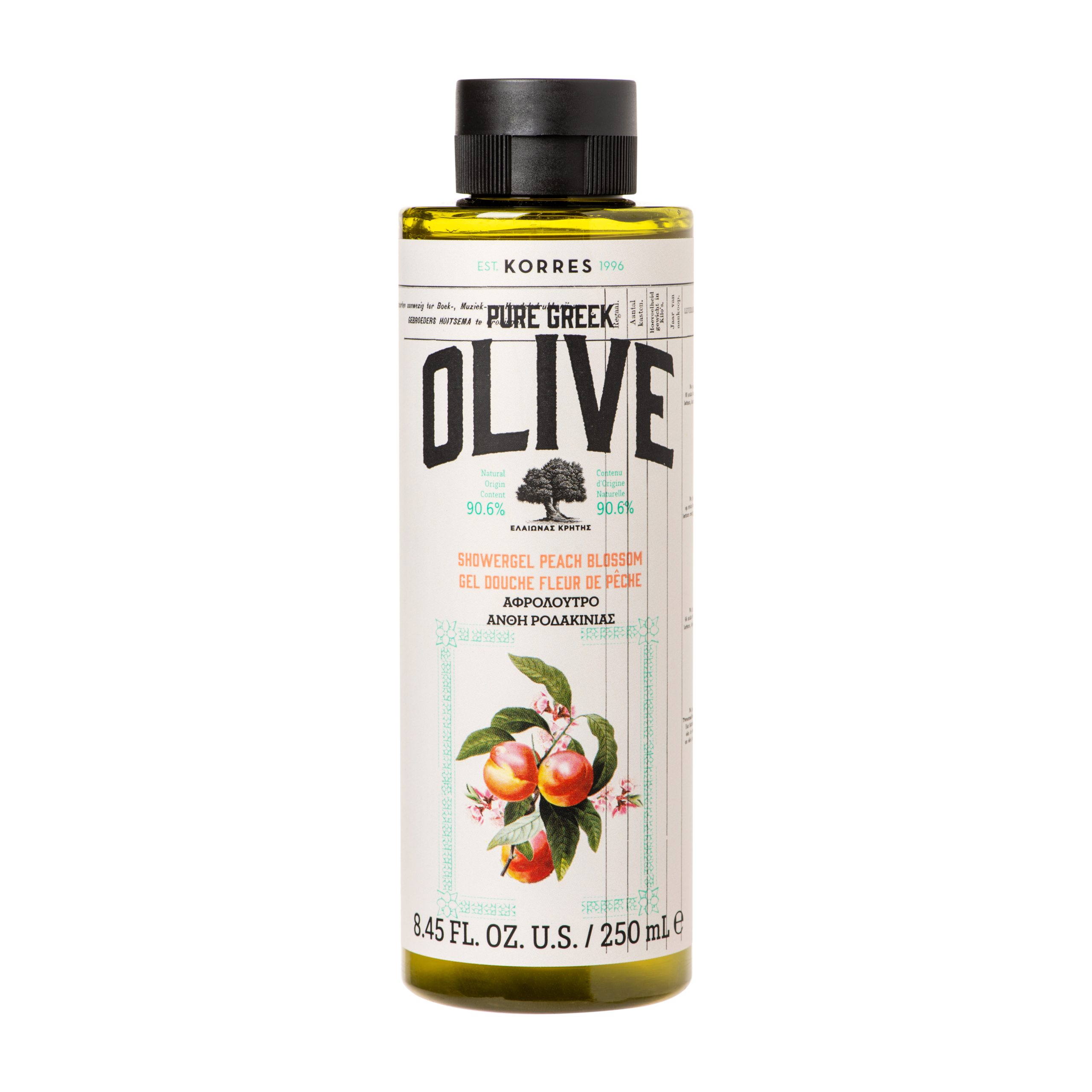 Φωτογραφία προϊόντος: Korres Pure Greek Olive Shower Gel Peach + Blossom 250ml