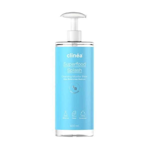 Φωτογραφία προϊόντος: Clinéa Superfood Splash Micellar Water Νερό Καθαρισμού για Ευαίσθητες Επιδερμίδες 400 ml