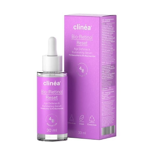 Φωτογραφία προϊόντος: Clinéa Bio-Retinol Reset Serum Ορός Αντιγήρανσης + Λάμψης 30 ml