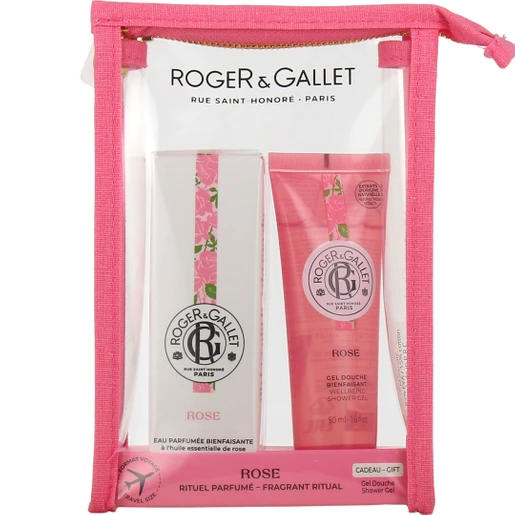 Φωτογραφία προϊόντος: Roger & Gallet Rose Water Perfume 30ml + δωρο Shower Gel 50ml σε τσαντάκι (1τμχ)