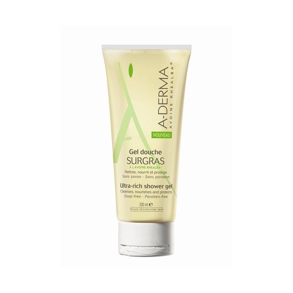 Φωτογραφία προϊόντος: A-Derma Gel Douche Surgras Αφρόλουτρο για Ξηρές Επιδερμίδες 200 ml