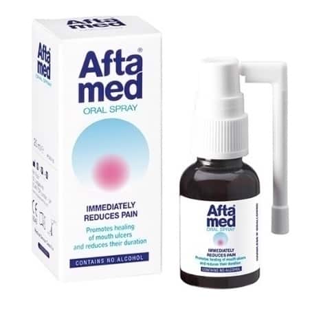 Φωτογραφία προϊόντος: Curasept Aftamed Oral Spray, Σπρέι για Στοματικά Έλκη & Άφθες, 20ml