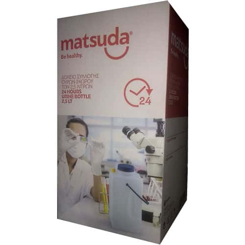 Φωτογραφία προϊόντος: Matsuda Δοχείο Ούρων 24ωρου Κάθετο 2,5Lt (Chemco)