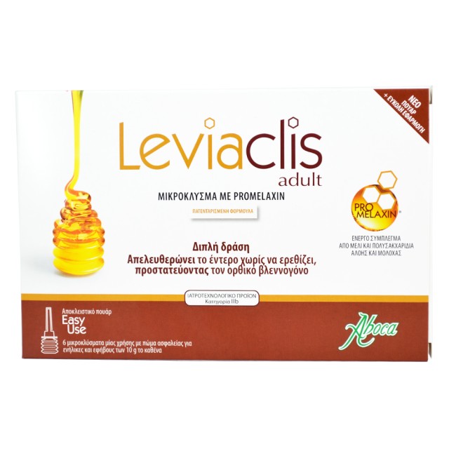 Φωτογραφία προϊόντος: Aboca Leviaclis Adults Μικροκλύσμα 6x10g