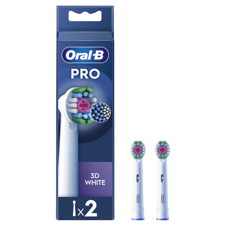 Φωτογραφία προϊόντος: ORAL-B PRO 3D White Ανταλλακτικές Κεφαλές - 2τεμ.