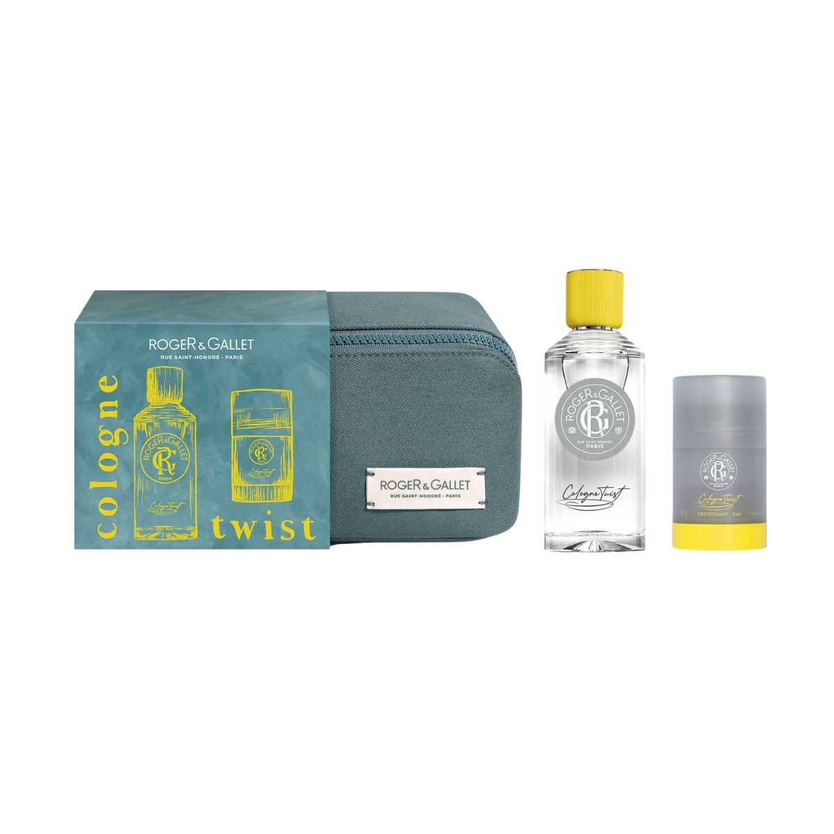 Φωτογραφία προϊόντος: Roger + Gallet Cologne Twist Eau de Cologne 100 ml + Αποσμητικό 50 g