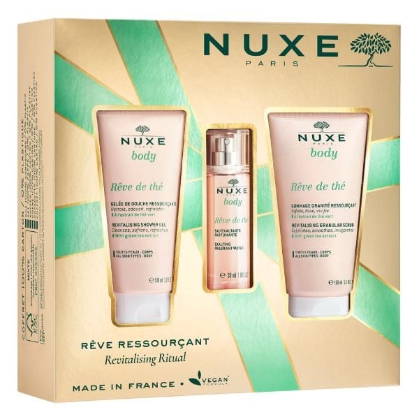 Φωτογραφία προϊόντος: Nuxe Reve de Thè Revitilising Ritual Gift Set (Shower Gel 100 ml + Granular Scrub 150 ml + Fragrant Water 30 ml)