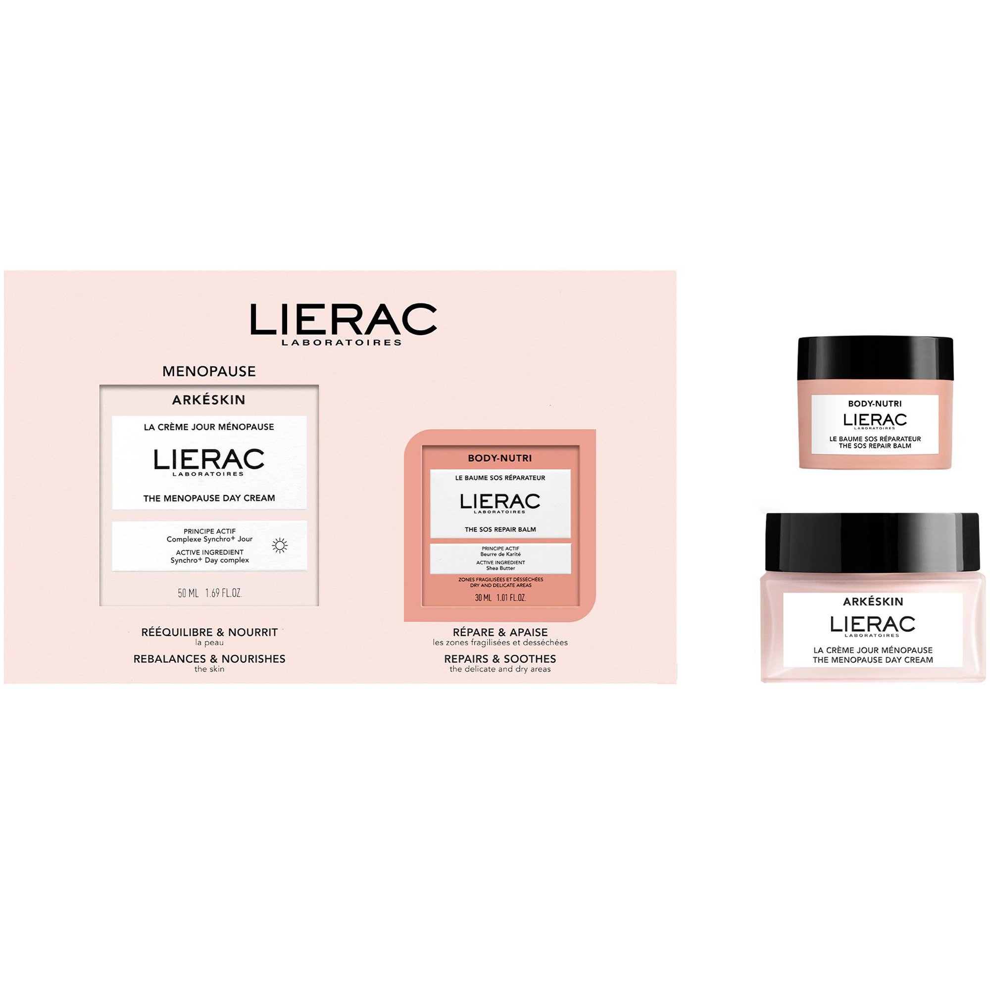 Φωτογραφία προϊόντος: Lierac Set Arkeskin La Creme Jour Menopause Κρέμα Ημέρας 50ml + Lierac Body Nutri Βάλσαμο Επανόρθωσης SOS 30ml