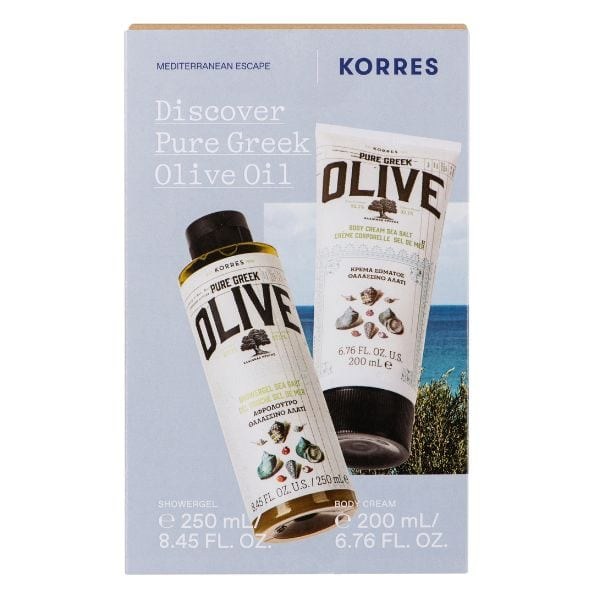 Φωτογραφία προϊόντος: Korres Pure Greek Olive Oil Set Αφρόλουτρο Θαλασσινό Αλάτι 250 ml + Γαλάκτωμα Σώματος Θαλασσινό Αλάτι 200 ml