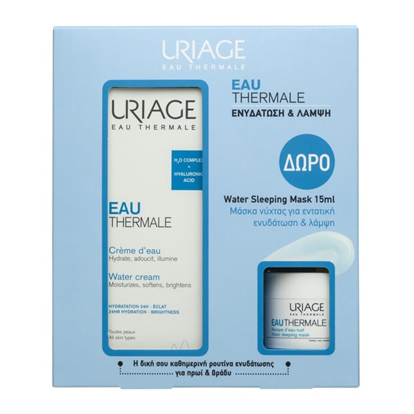 Φωτογραφία προϊόντος: Uriage Eau Thermale Promo Water Cream 40ml + Δώρο Water Sleeping Mask 15ml (1 σετ)