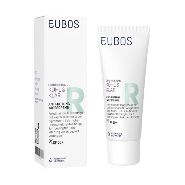 Φωτογραφία προϊόντος: Eubos Cool + Calm Καταπραϋντική Κρέμα Ημέρας για Ερυθρότητα SPF50+ 40 ml