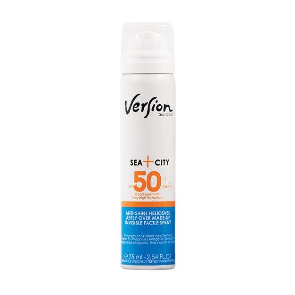 Φωτογραφία προϊόντος: Version Sun Care Sea + City Invisible Facile Spray SPF50+ 75 ml