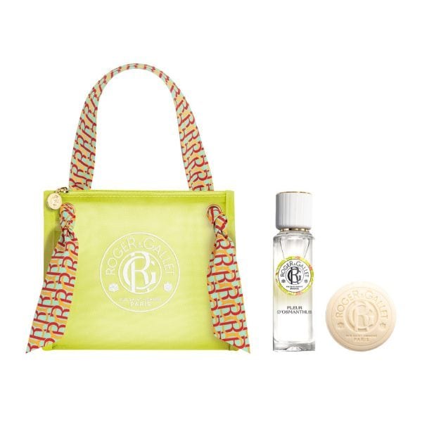 Φωτογραφία προϊόντος: Roger & Gallet Fleur d Osmanthus Wellbeing Fragrant Water 30 ml + Fleur d Osmanthus Soap 50 g