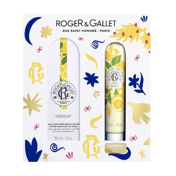 Φωτογραφία προϊόντος: Roger + Gallet Cédrat Wellbeing Fragrant Water 30 ml + Cédrat Hand Cream 30 ml